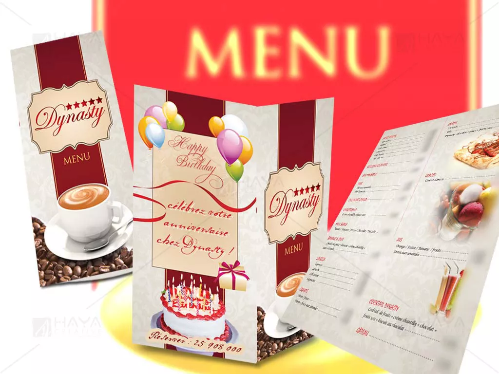 Menu Café&Resto