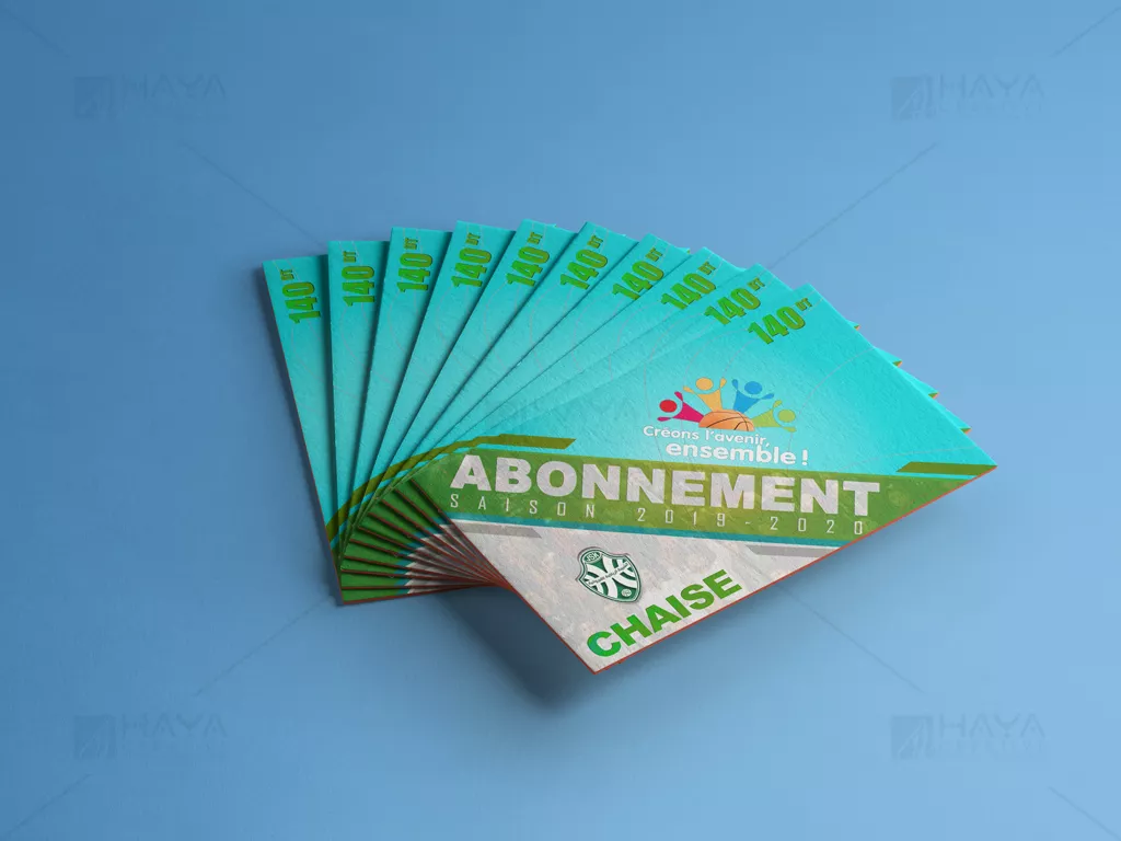 Carte d'abonnements