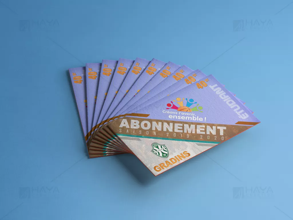 Carte d'abonnements